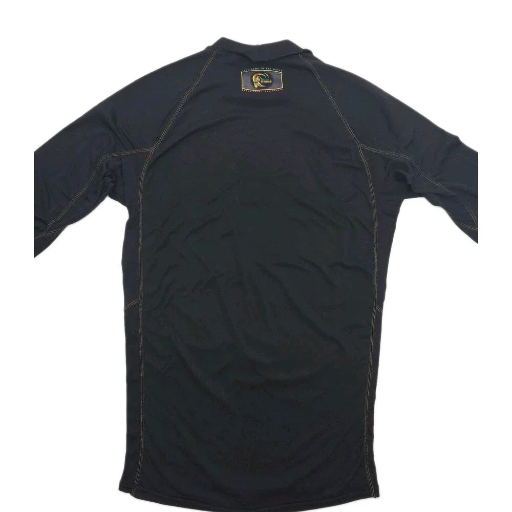 O'Neill Shirt Rash Guard TRVLR Series Men Large UPF 50 Swim Surf Black Long Slv